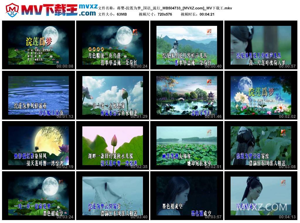 蒋婴-浣莲为梦_国语_流行_MB504733